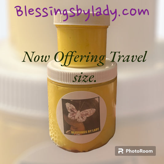 Blessings by lady have travel sizes!